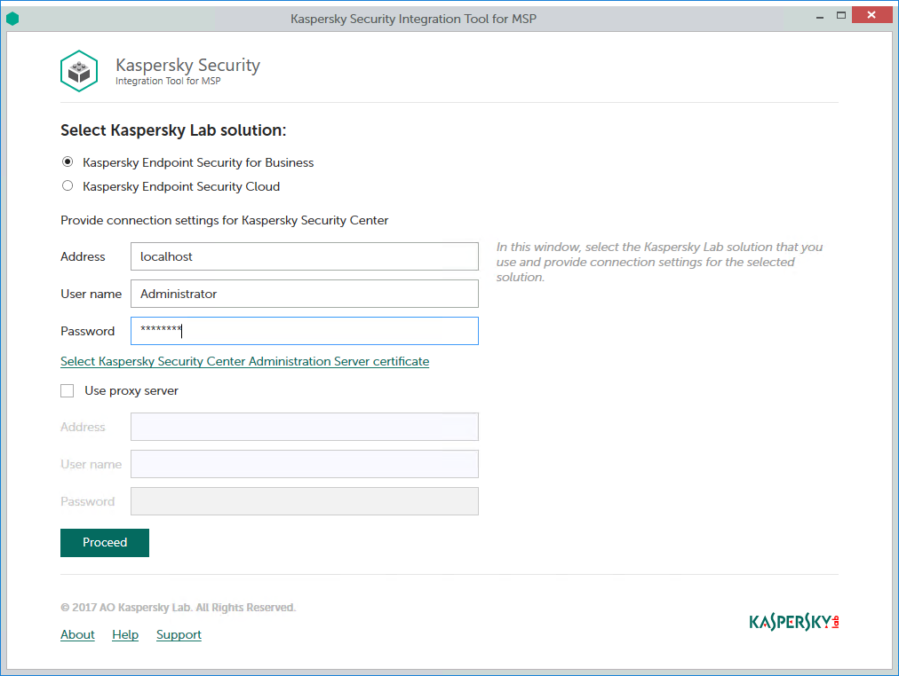 Kaspersky security center web console установка и настройка